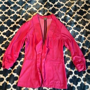 Charlotte Russe Hot Pink Thin Blazer